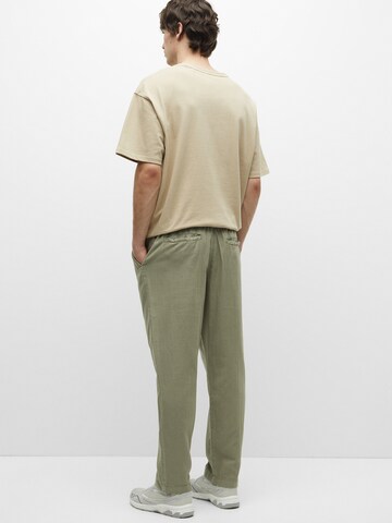 Pull&Bear Normální Chino kalhoty – zelená