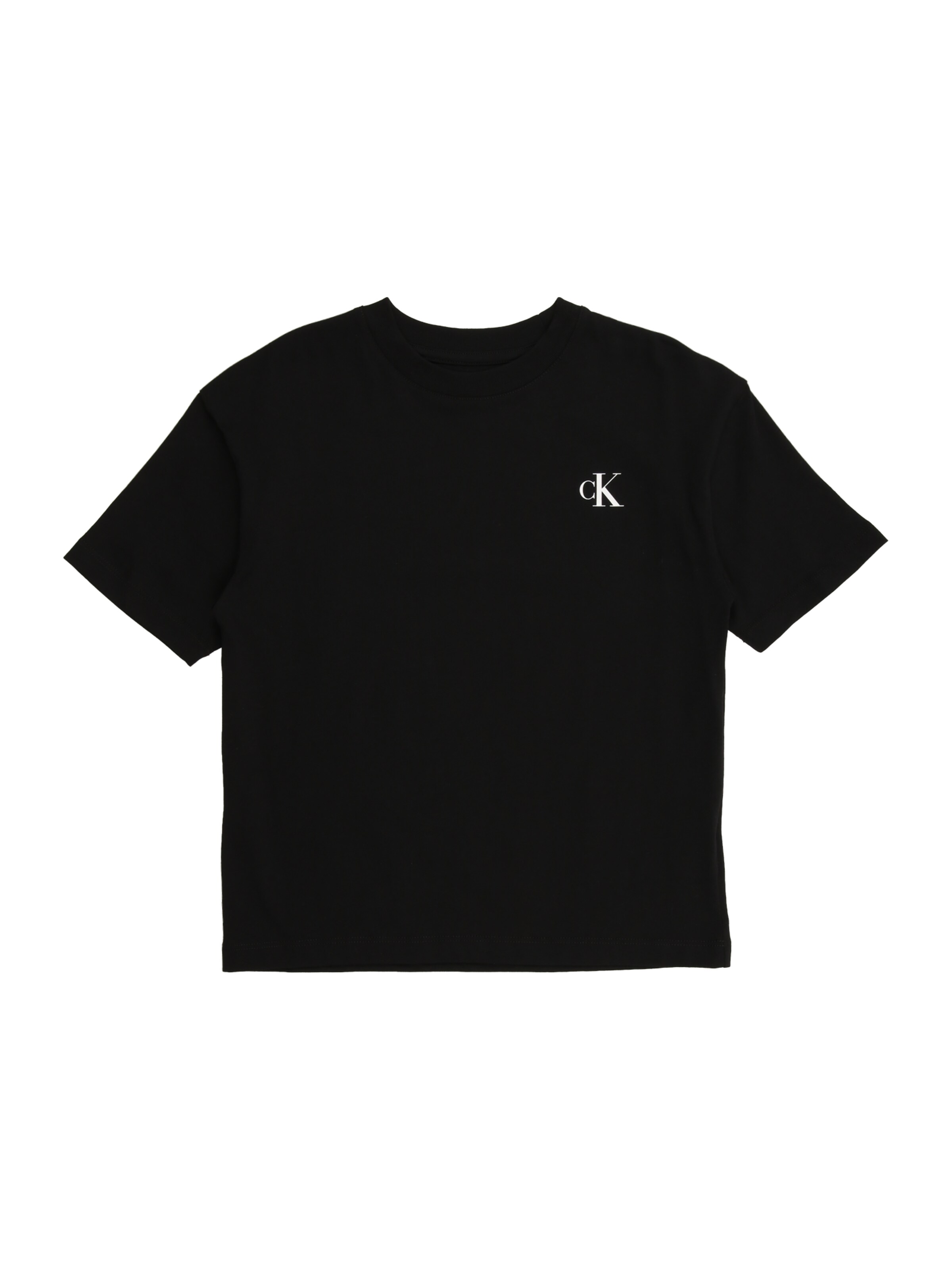 Calvin Klein Jeans T-shirt 'BRIDGE' i taupe / svart / vit, Produktvy