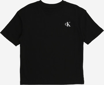 Calvin Klein Jeans T-shirt 'BRIDGE' i svart: framsida