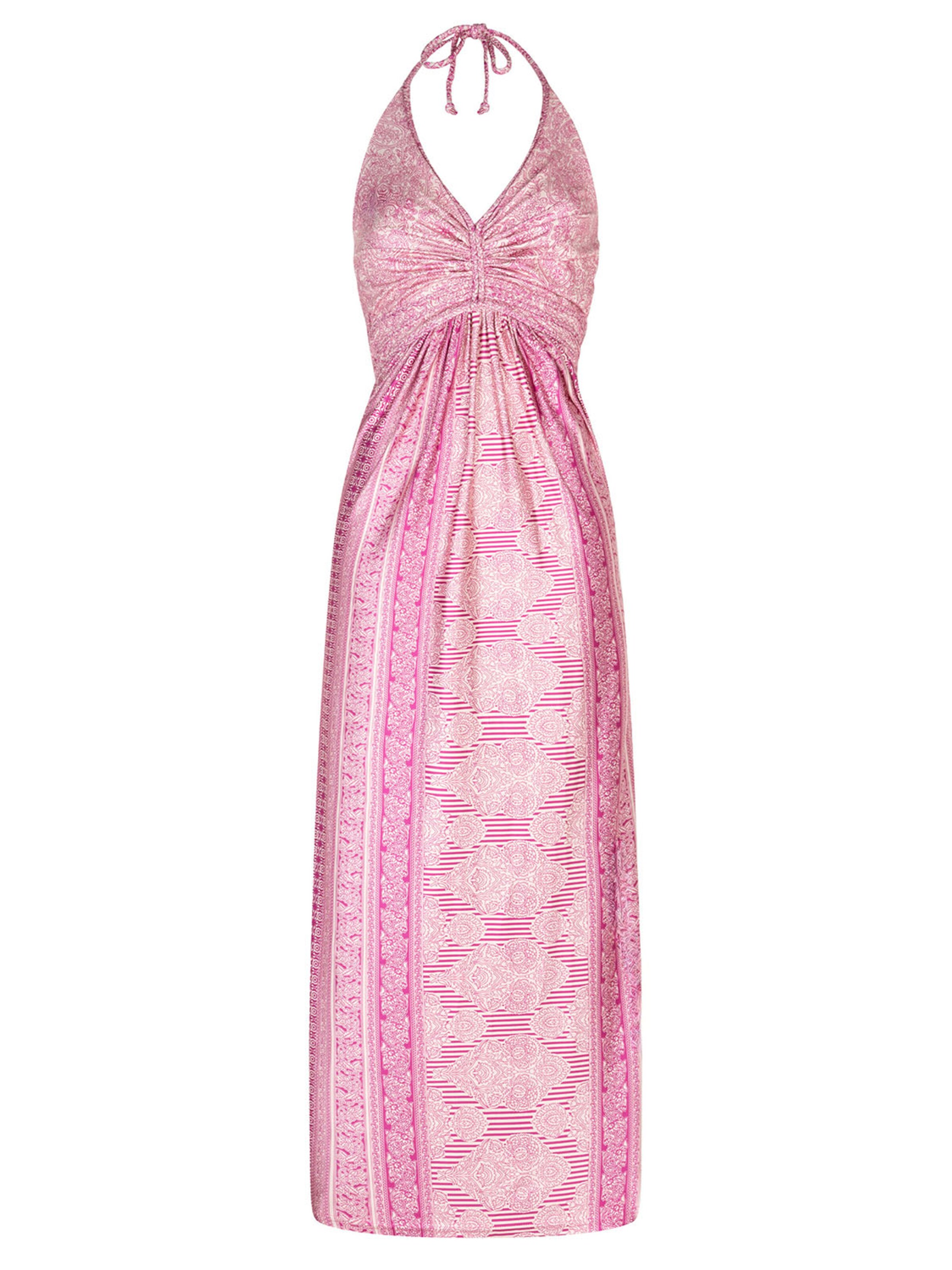 Chic by Lirette Jurk 'Halter dress Guna' in Roze: voorkant