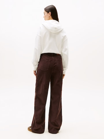 Wide Leg Pantalon 'Claire' Tommy Jeans en marron