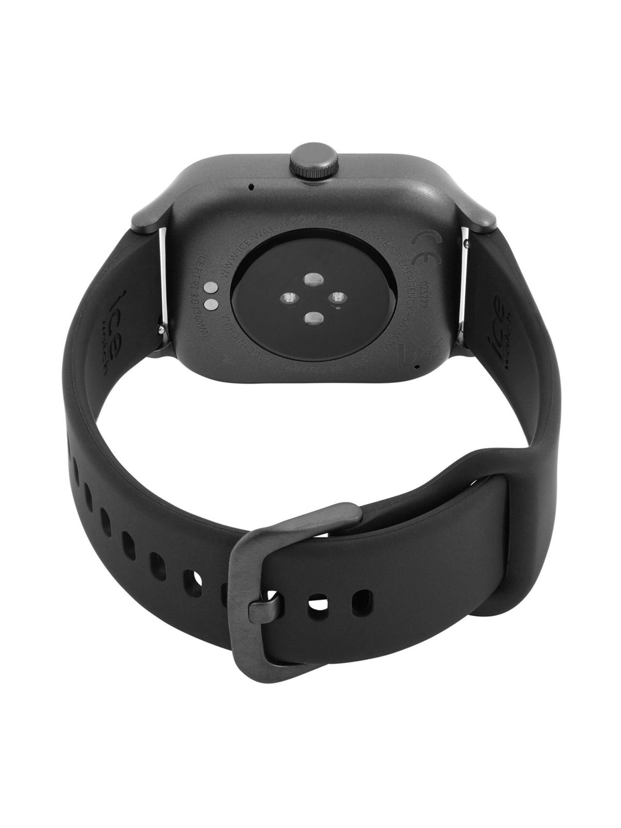 ICE WATCH Digitaal horloge 'Smartwatch Ice fit RT 3.0' in Zwart