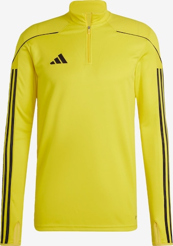 ADIDAS PERFORMANCE Athletic Sweatshirt 'Tiro 23 League' in Yellow: front