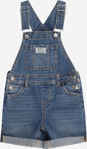 Levi's Kids Regular Overalls in Blue: front