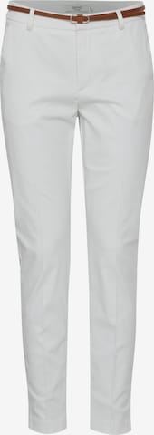 Pantalon à plis 'Oxdaisy' Oxmo en blanc : devant