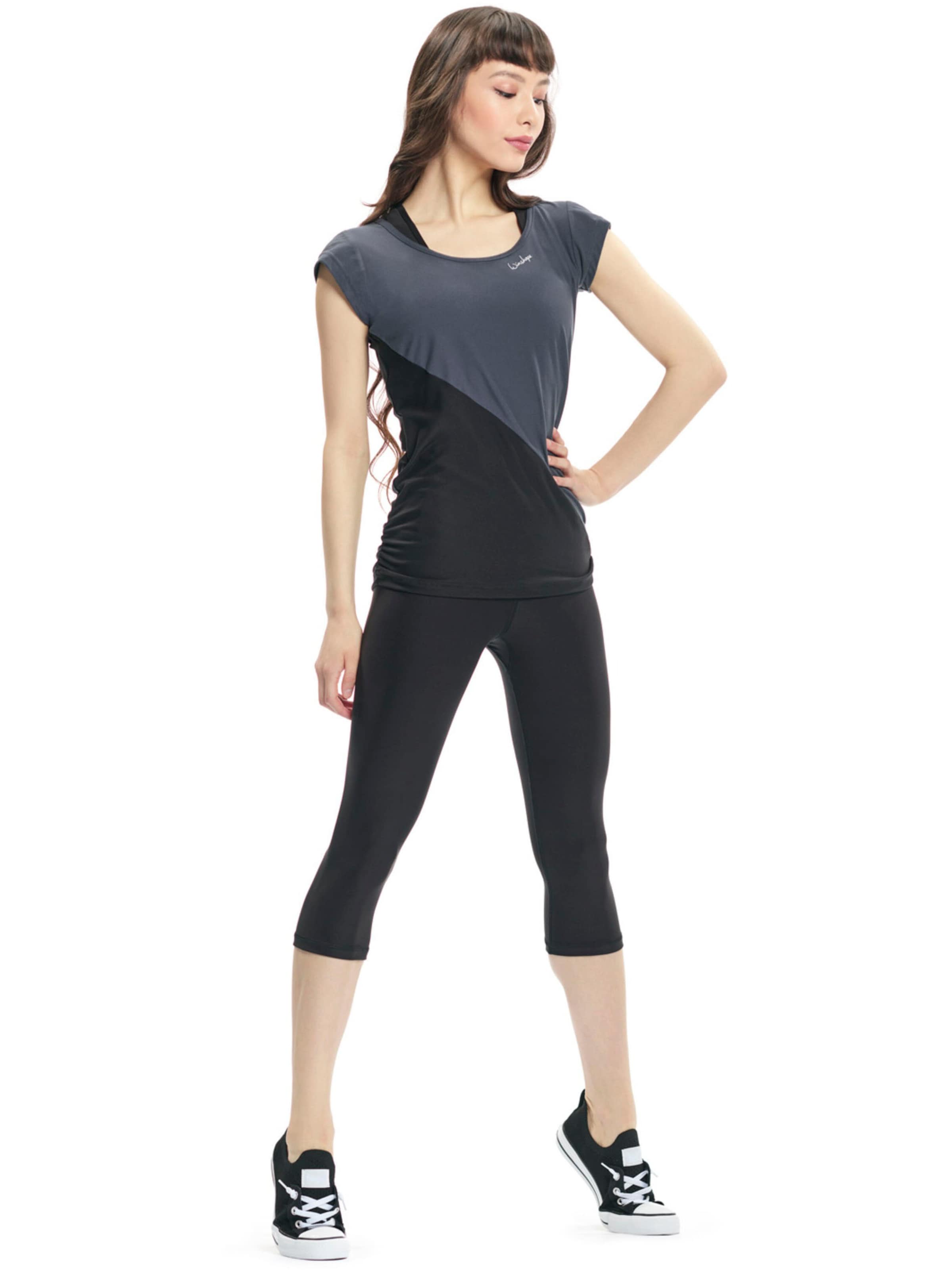 Winshape Skinny Sportsbukser 'HWL217C' i sort