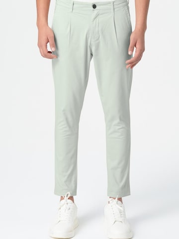 M.O.D MIRACLE OF DENIM Slimfit Lærredsbukser i grøn