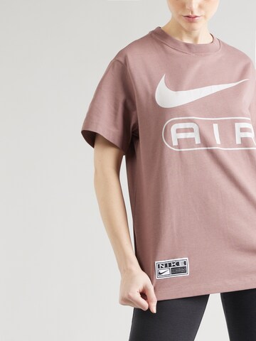 Nike Sportswear Свободна дамска риза 'Air' в лилав