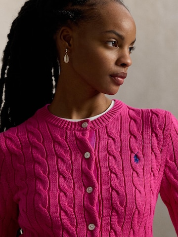 Geacă tricotată de la Polo Ralph Lauren pe roz