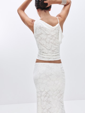Pull&Bear Top - Biela