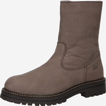 Bottes clic en marron : devant