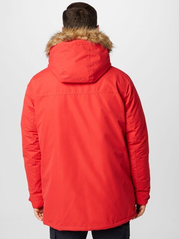 sarkans JACK & JONES Ziemas parka 'WINNER'