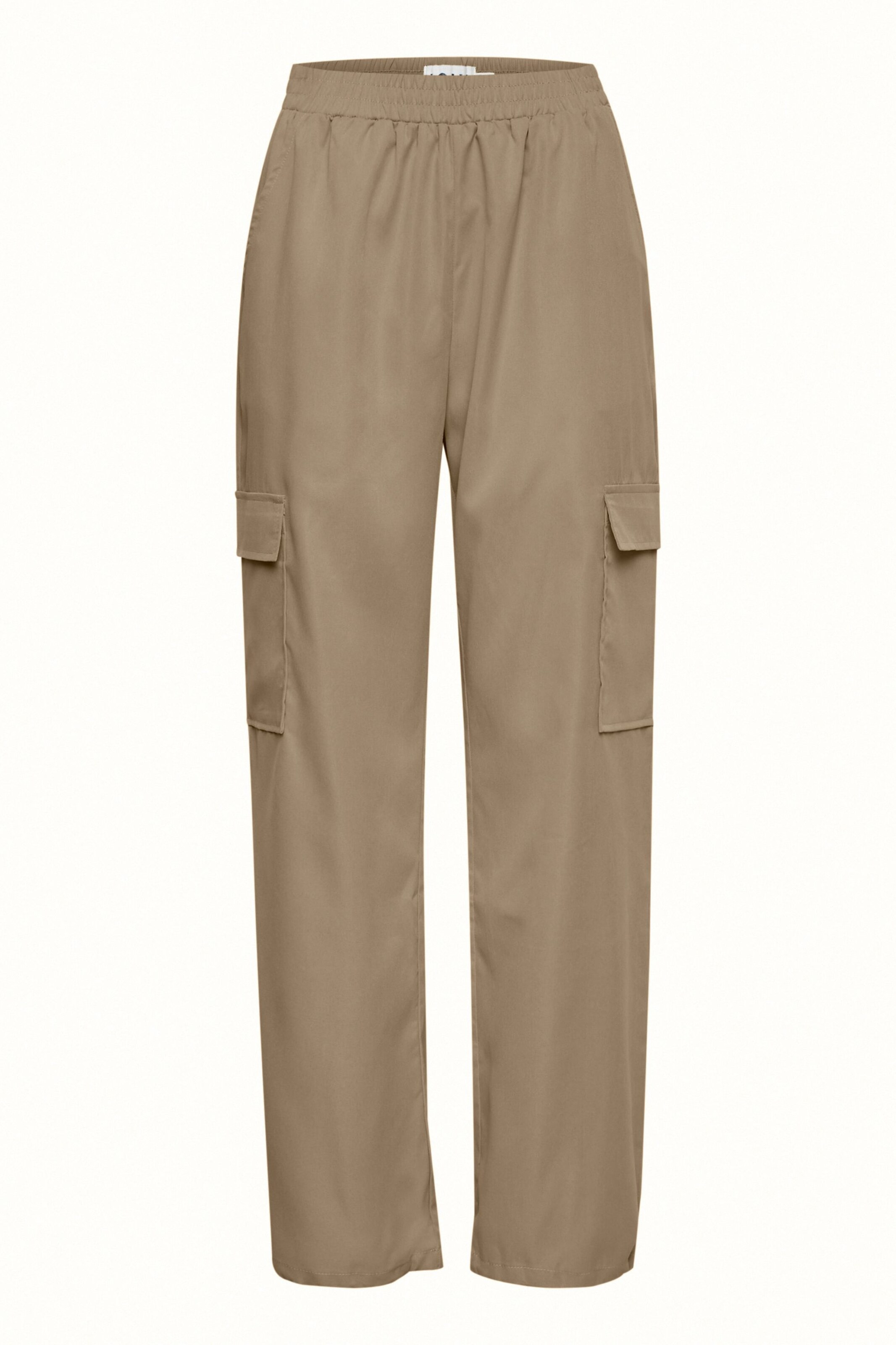 ICHI Cargohose 'Kecia' in hellbraun, Produktansicht