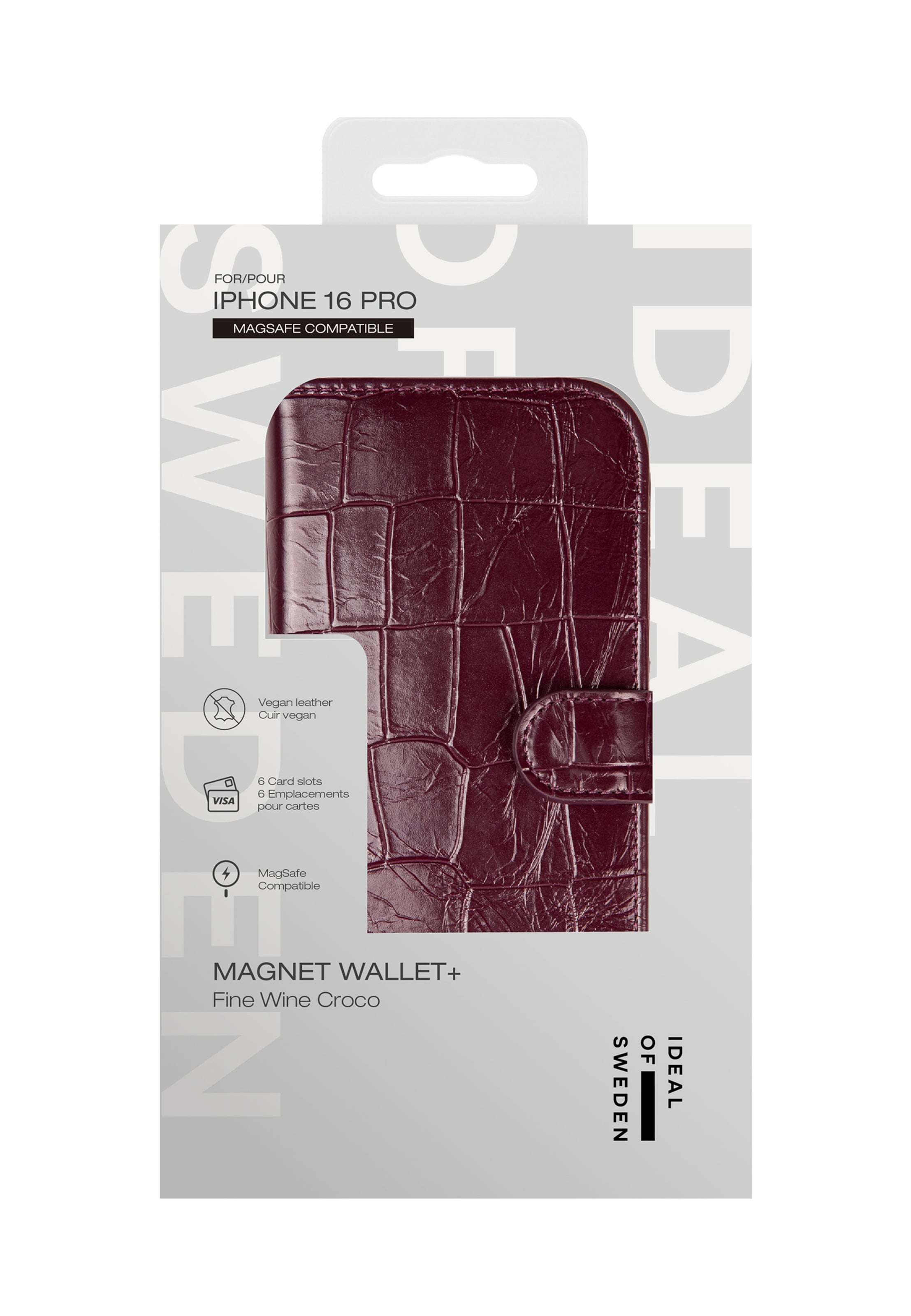 Protection pour Smartphone 'MagSafe iPhone 16 Pro' iDeal of Sweden en rouge