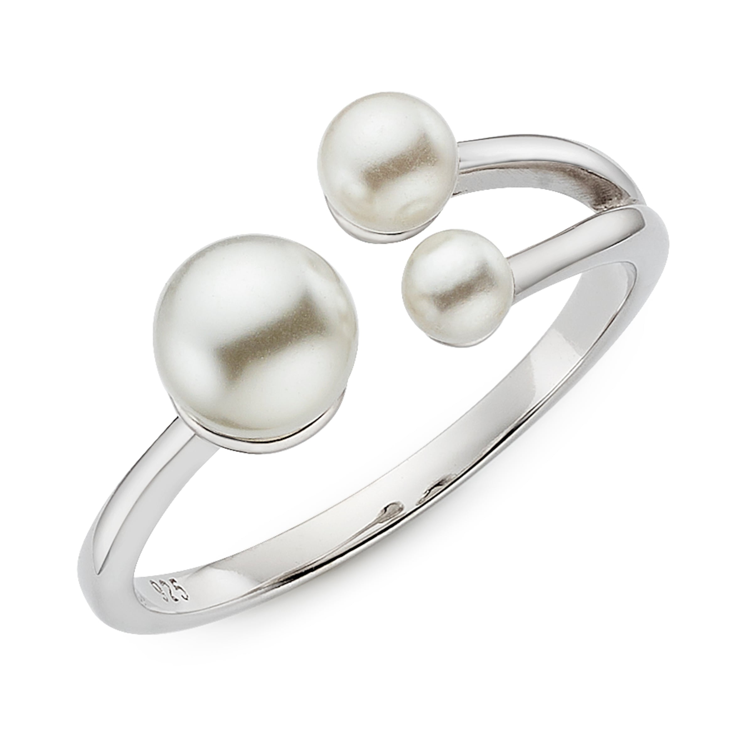 Aniston Ring in Silver: front