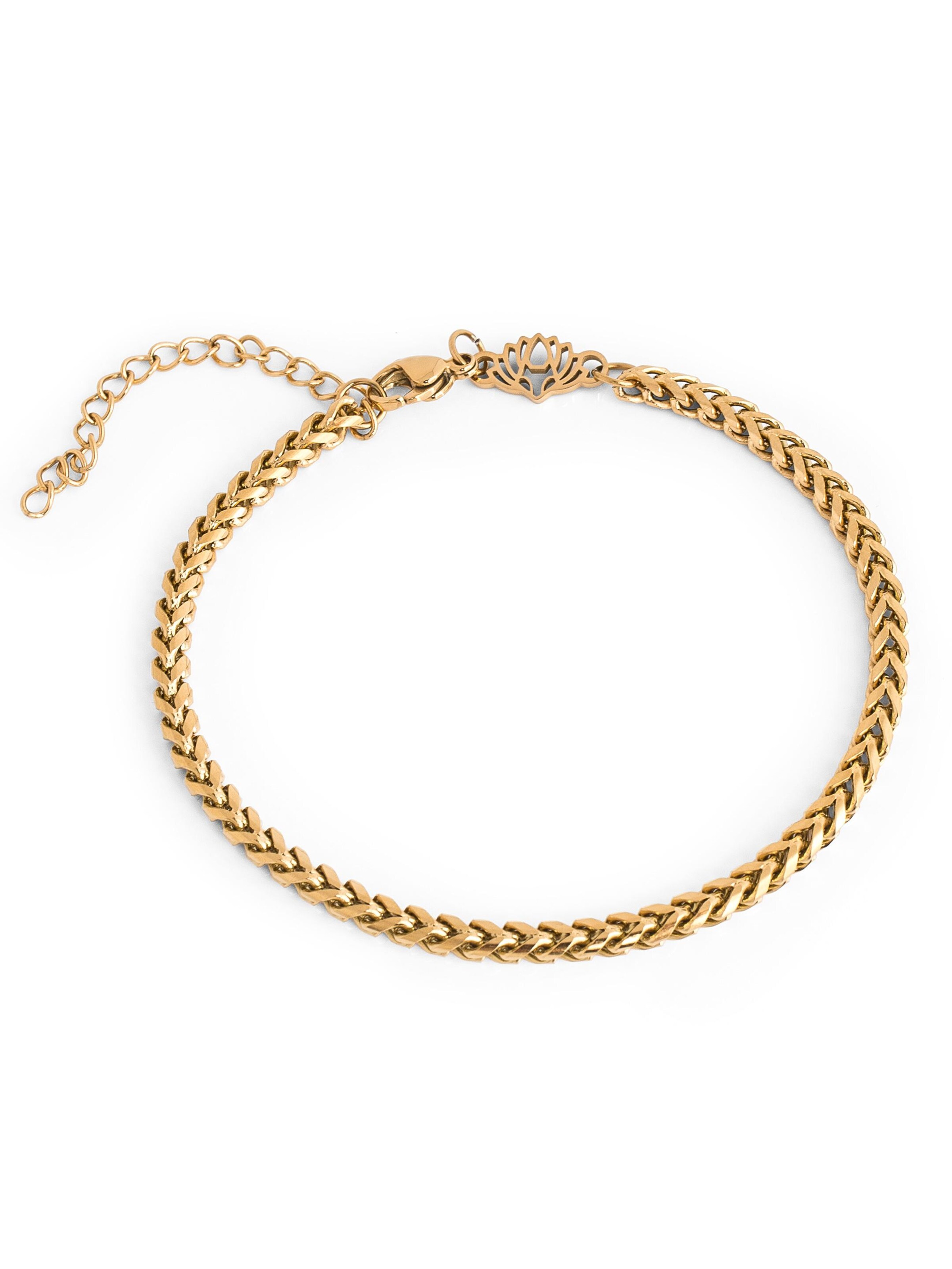 Akitsune Bracelet 'Franco' in Gold: front