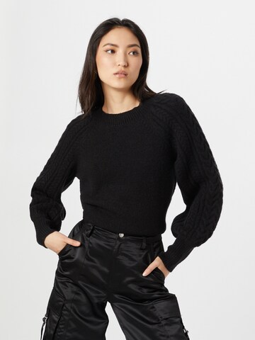 MSCH COPENHAGEN Sweater 'Peggy' in Black: front