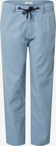 ESPRIT Loose fit Chino Pants in Blue: front