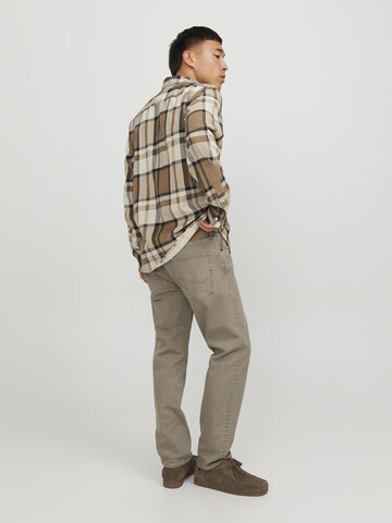 JACK & JONES Regular Jeans 'Mike' i beige