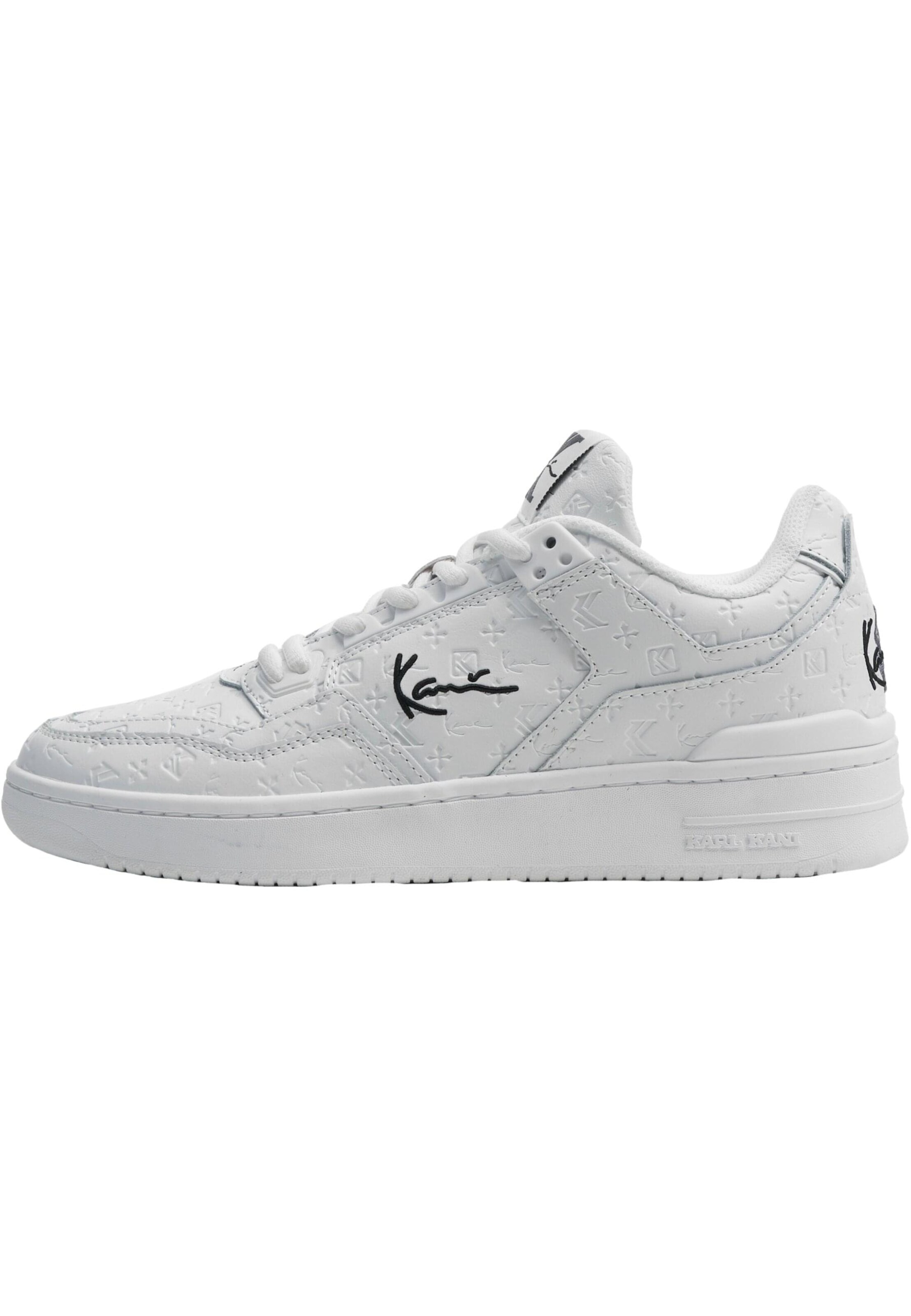 Karl Kani Platform trainers in White