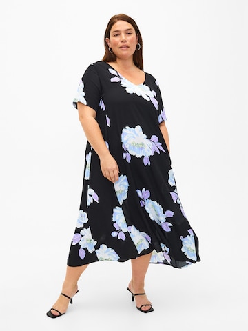 Robe 'BELLA' Zizzi en noir : devant