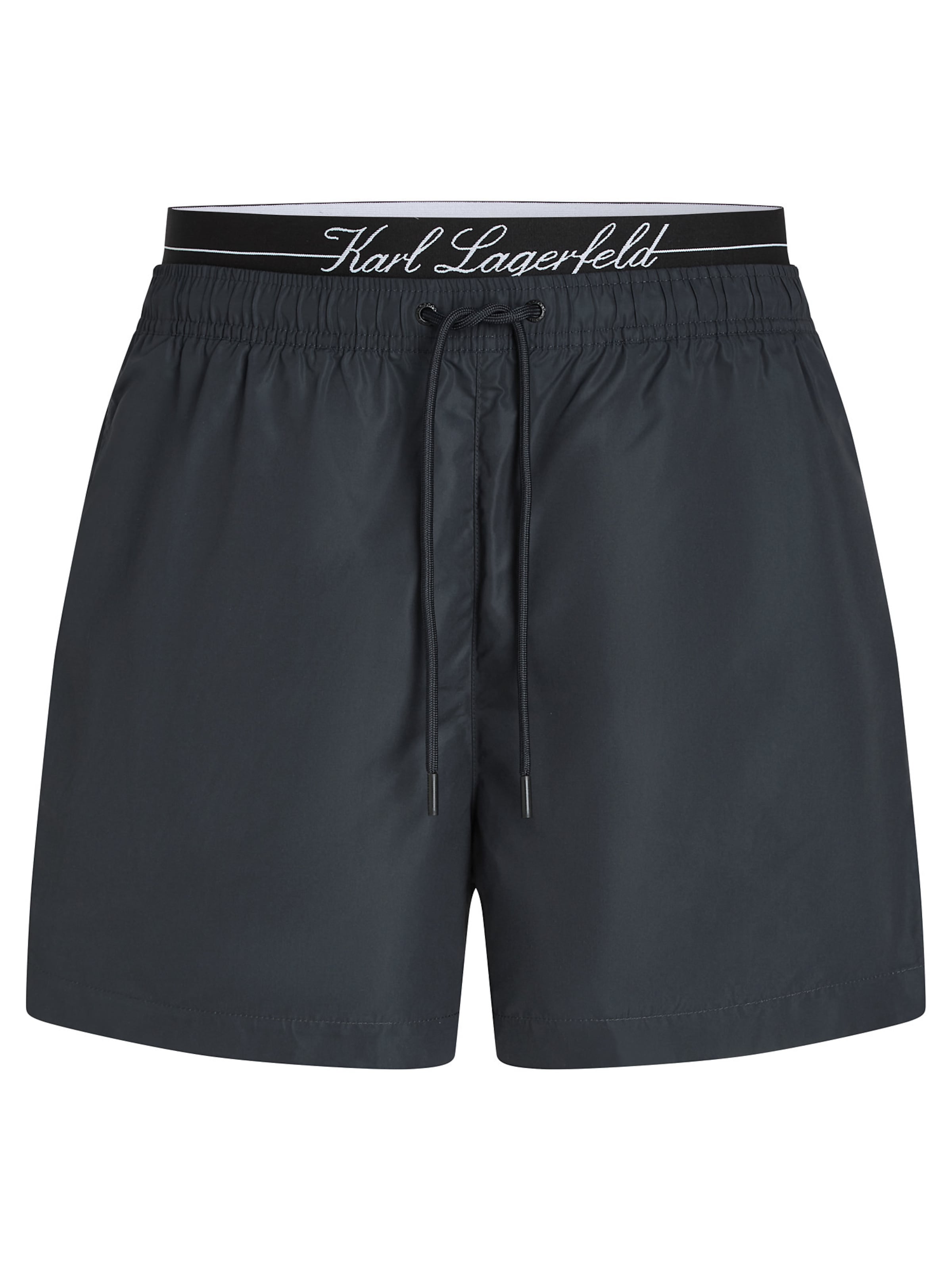 mėlyna Karl Lagerfeld Maudymosi trumpikės: priekis