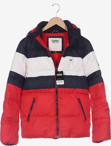 Tommy Jeans Jacke S in Rot: predná strana