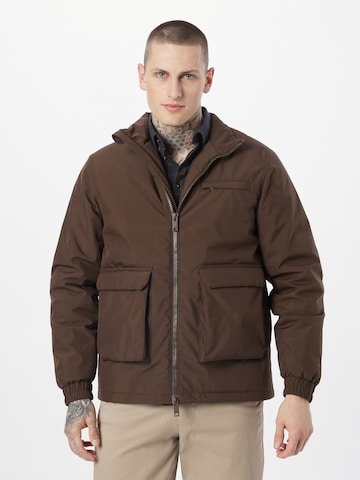 Casual Friday Between-season jacket in Brown: front