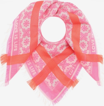 Foulard Zwillingsherz en rose : devant