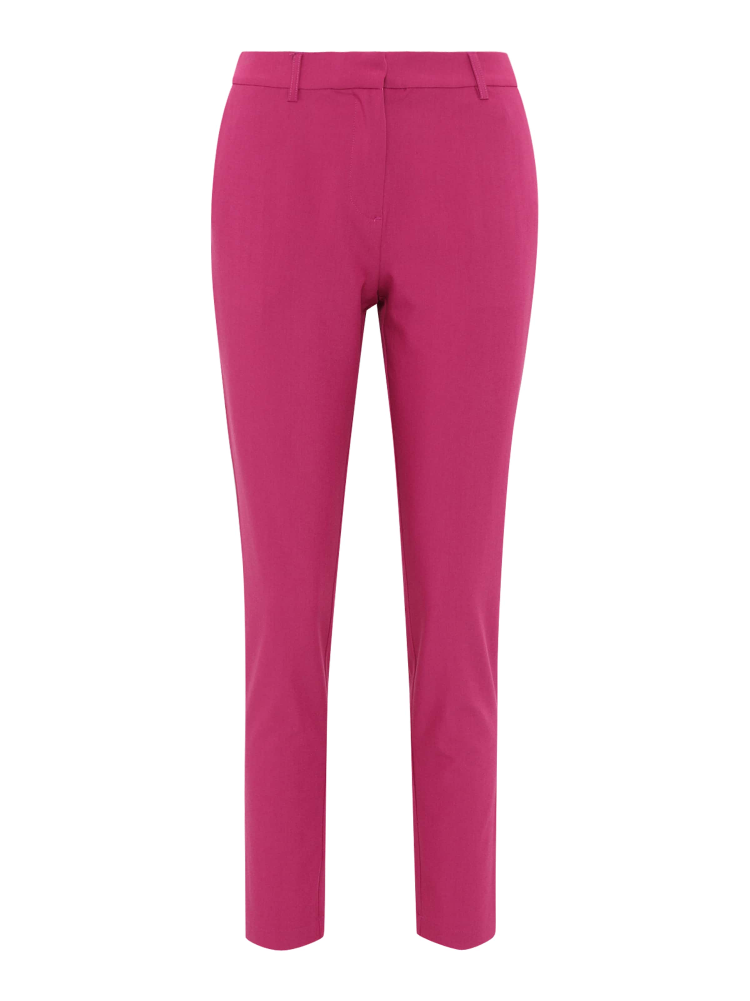 PIECES Слим Брюки-чинос 'PCBOSS' в Ярко-розовый: спереди