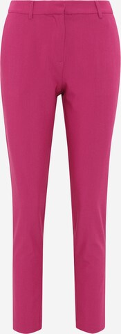 PIECESChino hlače 'PCBOSS' - roza boja: prednji dio