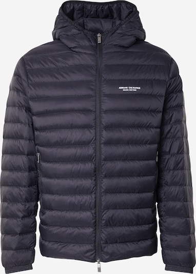 Demisezoninė striukė 'Down' iš ARMANI EXCHANGE, spalva – juoda / balta, Prekių apžvalga