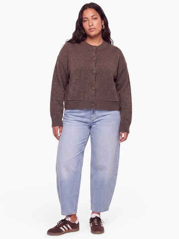 CITA MAASS Knit cardigan in Brown: front