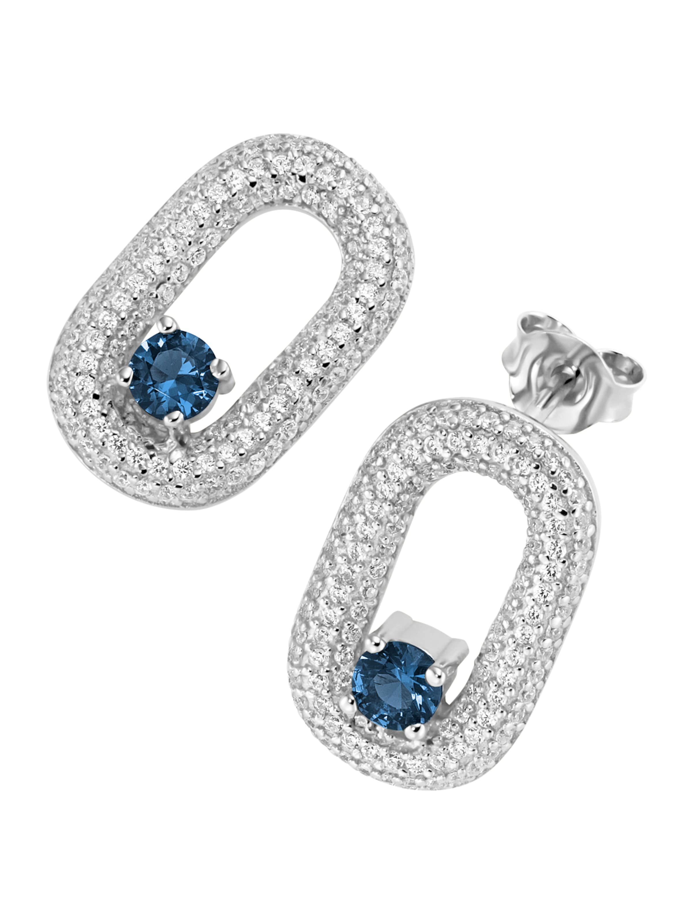 Giorgio Martello Milano Earrings in Blue: front