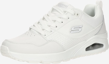 Sneaker bassa 'Uno - Retro One' di SKECHERS in bianco: frontale
