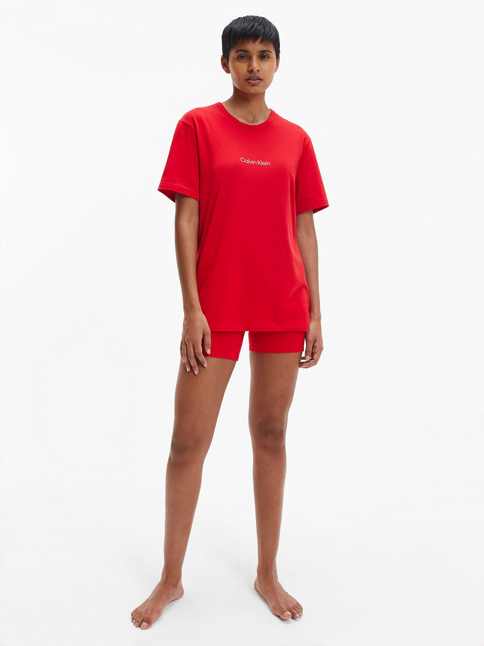 Calvin Klein Underwear Pyjama in Rot 