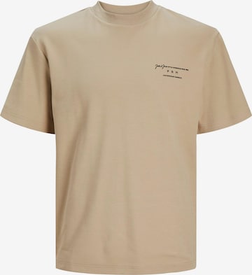 JACK & JONES - Camiseta 'SANCHEZ' en beige: frente