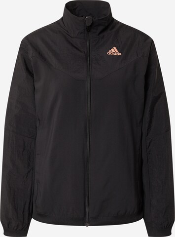 ADIDAS SPORTSWEAR Sportjacke in Schwarz: predná strana