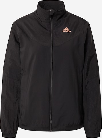 ADIDAS SPORTSWEAR - Casaco deportivo em preto: frente