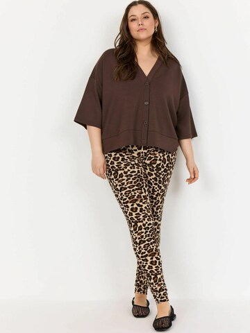 Cardigan 'SABINA 43' Wasabi Concept en marron