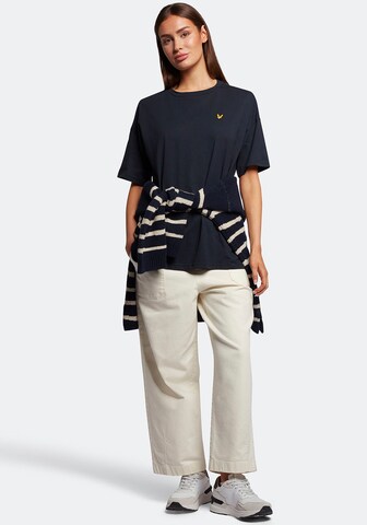 Lyle & Scott Oversized shirt in Blauw