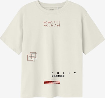T-Shirt NAME IT en blanc : devant