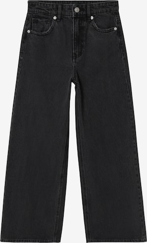 MANGO TEEN Wide Leg Jeans in Schwarz: predná strana