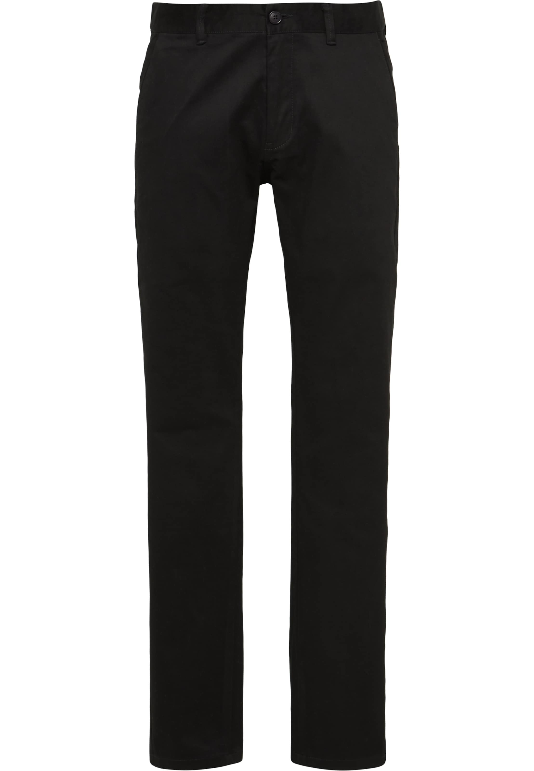 DreiMaster Klassik regular Παντελόνι τσίνο σε μαύρο: μπροστά