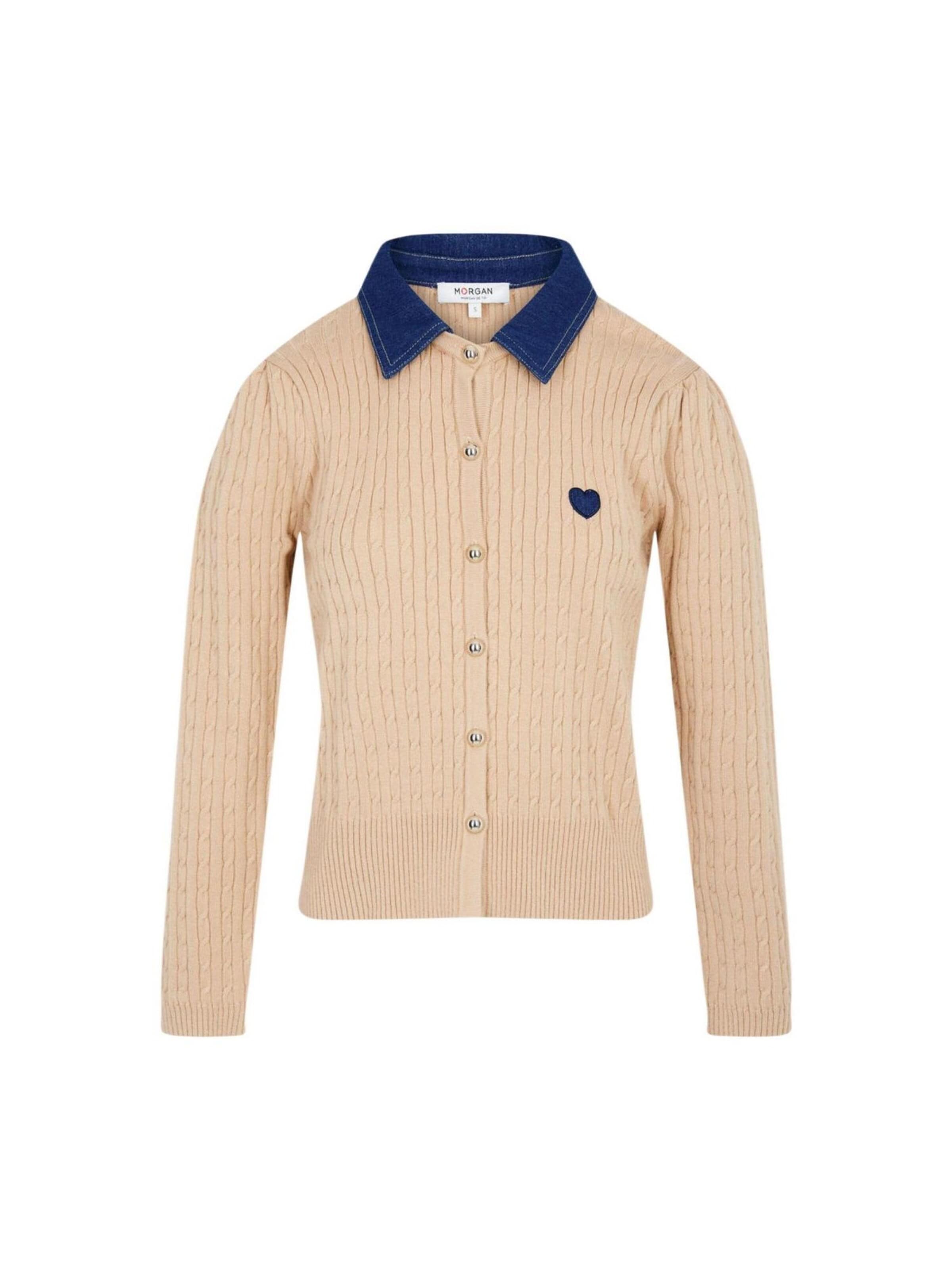 Pullover '262-MROSALA' di Morgan De Toi in beige: frontale