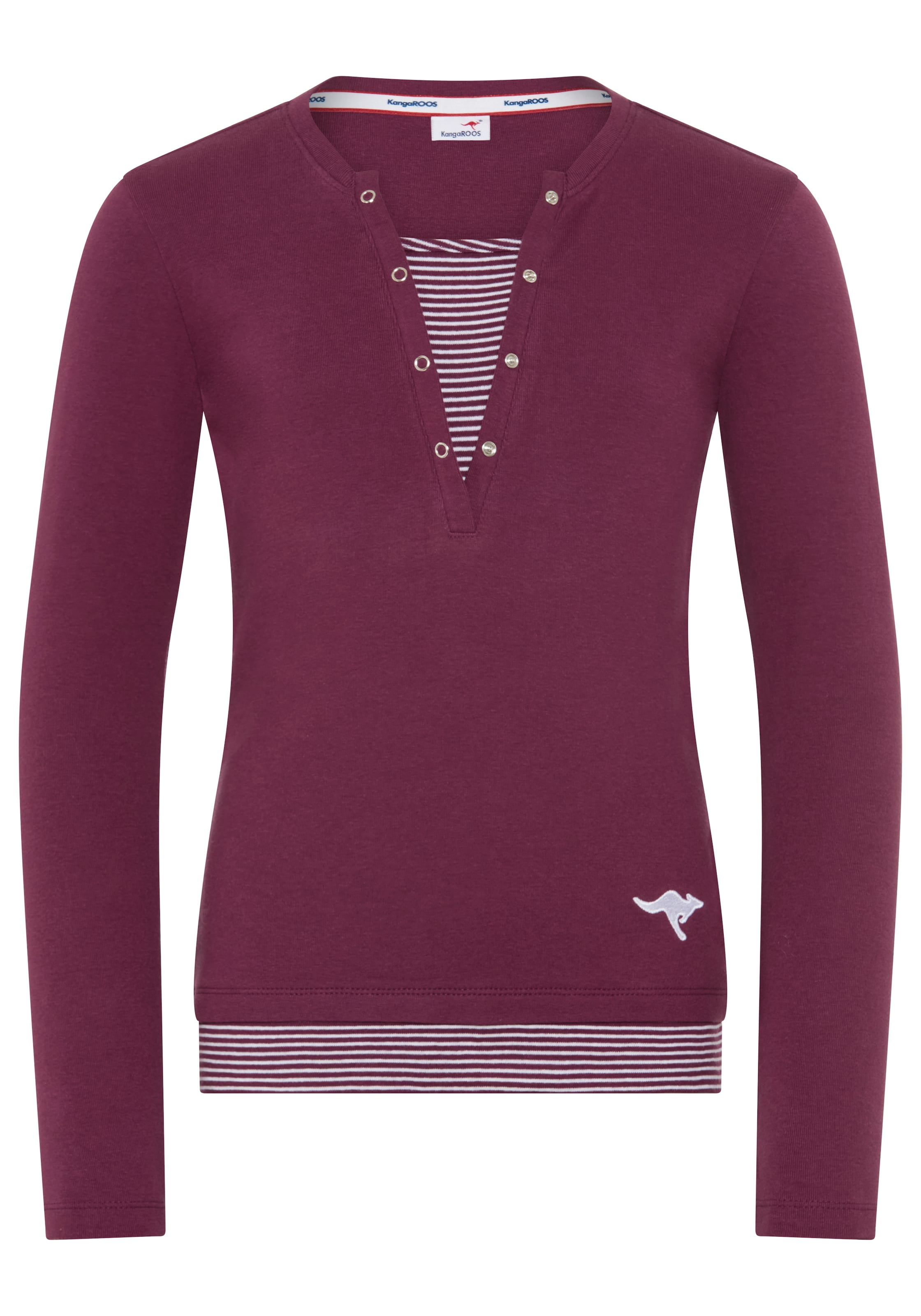 KangaROOS Shirt in Red: front