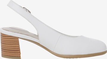 TAMARIS Slingpumps 'COMFORT' in Wit