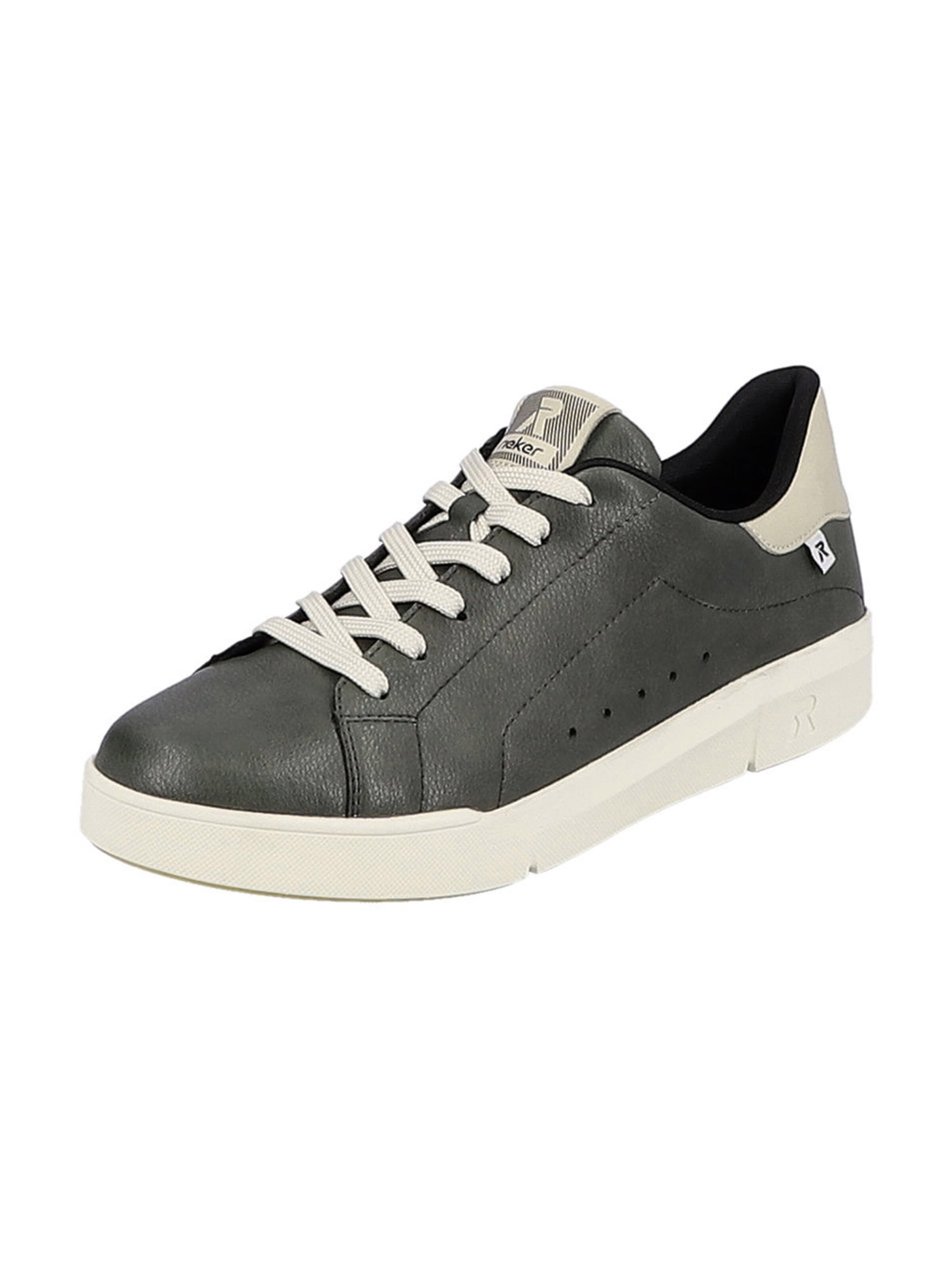 Baskets basses '41902' Rieker Sport en vert : devant