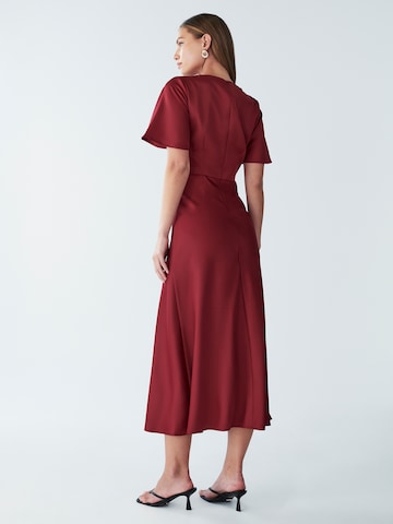 Robe 'Daze' Willa en rouge : derrière