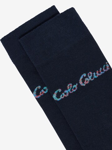 Chaussettes Carlo Colucci en bleu